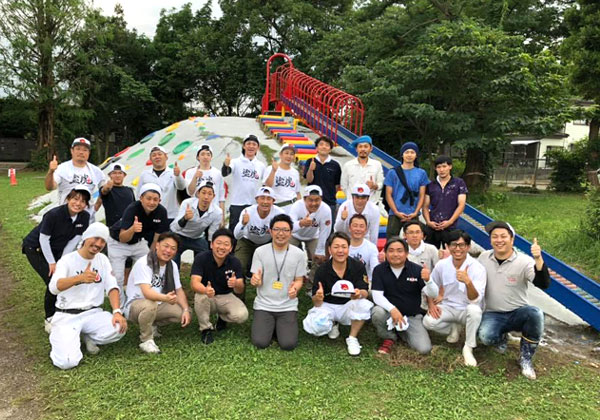 翼工業は、ボランティア活動「塗魂ペインターズ」に参加しています~神奈川県藤沢市の外壁塗装・屋根塗装は翼工業