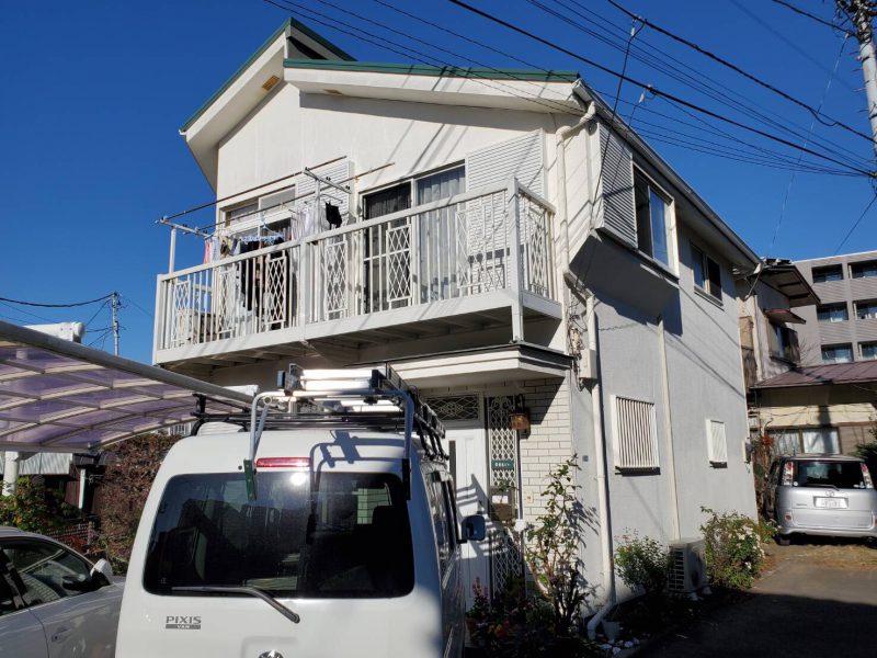 茅ヶ崎市 O様邸 外壁塗装工事 施工前