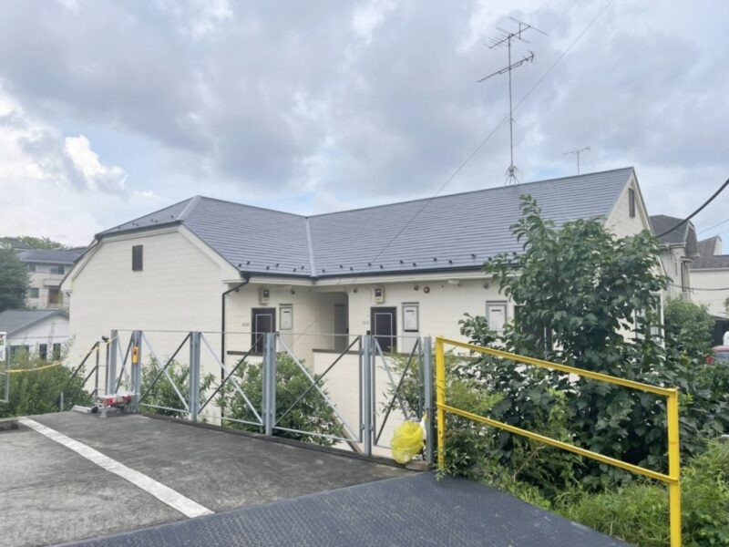藤沢市　S様所有アパート 外壁・屋根・付帯部塗装-施工後