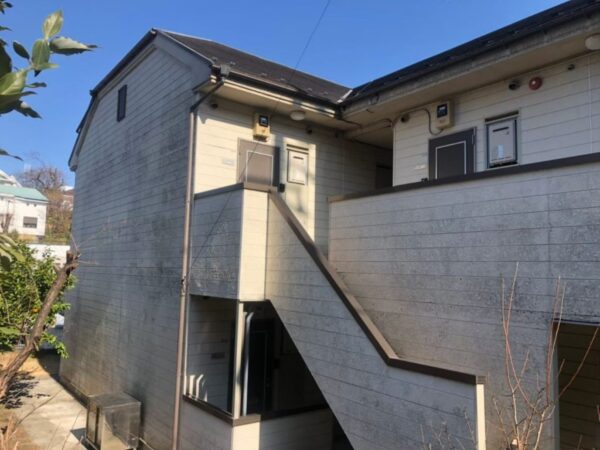 藤沢市　S様所有アパート 外壁・屋根・付帯部塗装-施工前