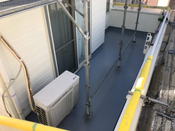 藤沢市　I様邸 外壁・屋根塗装・バルコニー防水・ウッドデッキ新設工事-施工後