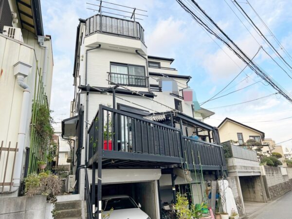 藤沢市 Ｔ様邸 外壁・付帯部塗装・屋根カバー工法-施工事例