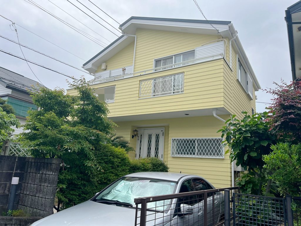 藤沢市 Ｗ様邸 外壁・付帯部塗装・バルコニー防水・屋根カバー工事