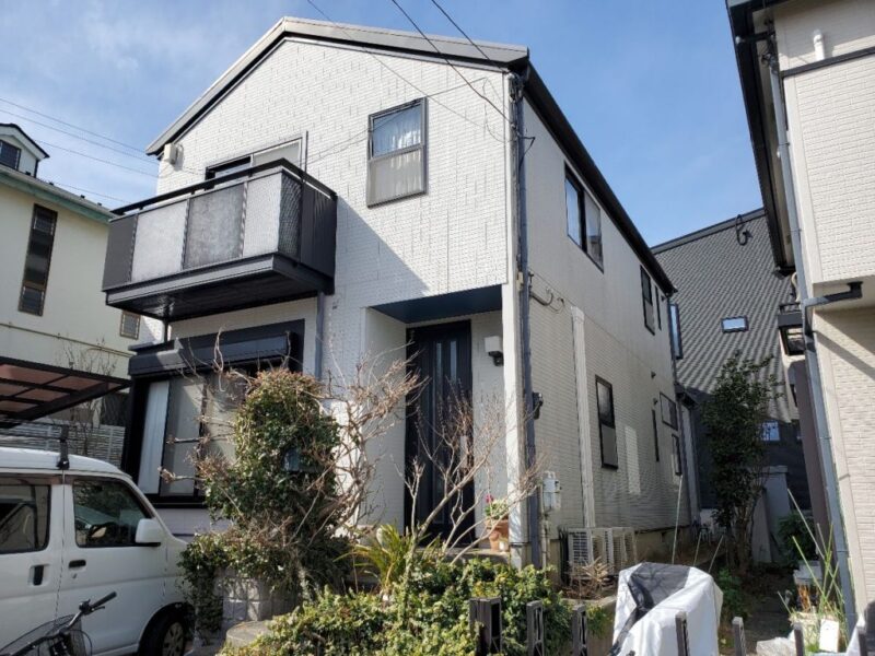 藤沢市 Ｎ様邸 外壁・屋根・付帯部塗装工事-施工前