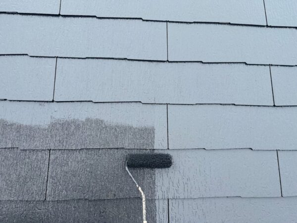 藤沢市 Ｍ様邸 外壁・屋根・付帯部塗装・バルコニー防水工事-施工中