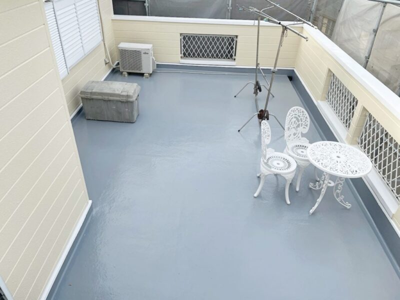 藤沢市 Ａ様邸 外壁・付帯部塗装・バルコニー防水・屋根カバー工事-施工後