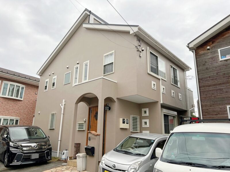 藤沢市 Ｎ様邸 外壁・屋根・付帯部塗装・バルコニー防水工事-施工後