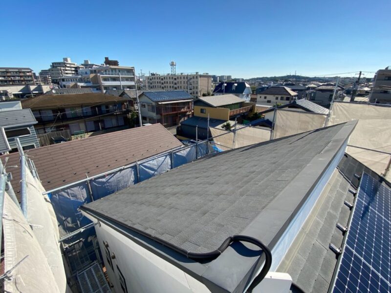藤沢市 Ｎ様邸 外壁・屋根・付帯部塗装・バルコニー防水工事-施工前