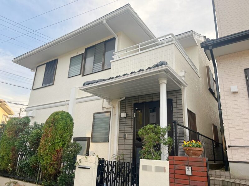 藤沢市 Ｏ様邸 外壁・屋根・付帯部塗装・バルコニー防水工事-施工事例
