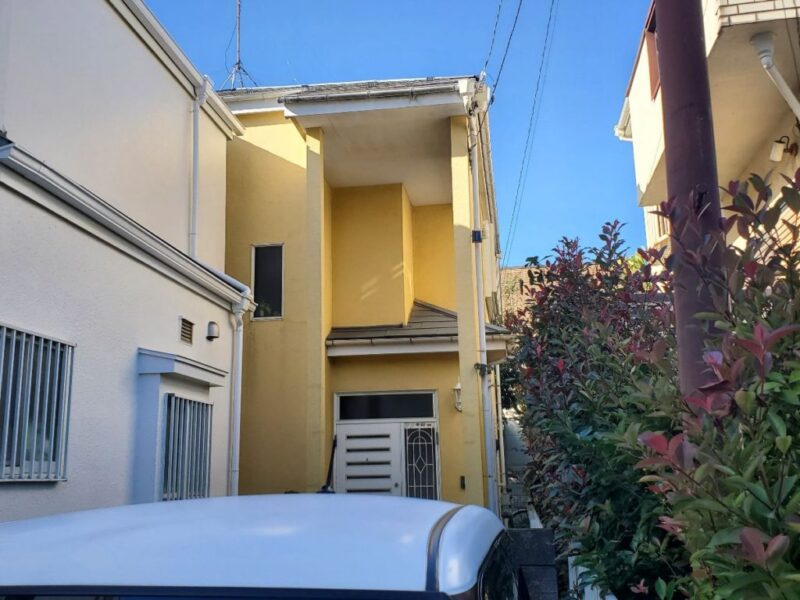 藤沢市 Ｍ様邸 外壁・付帯部塗装・屋根カバー工事-施工前