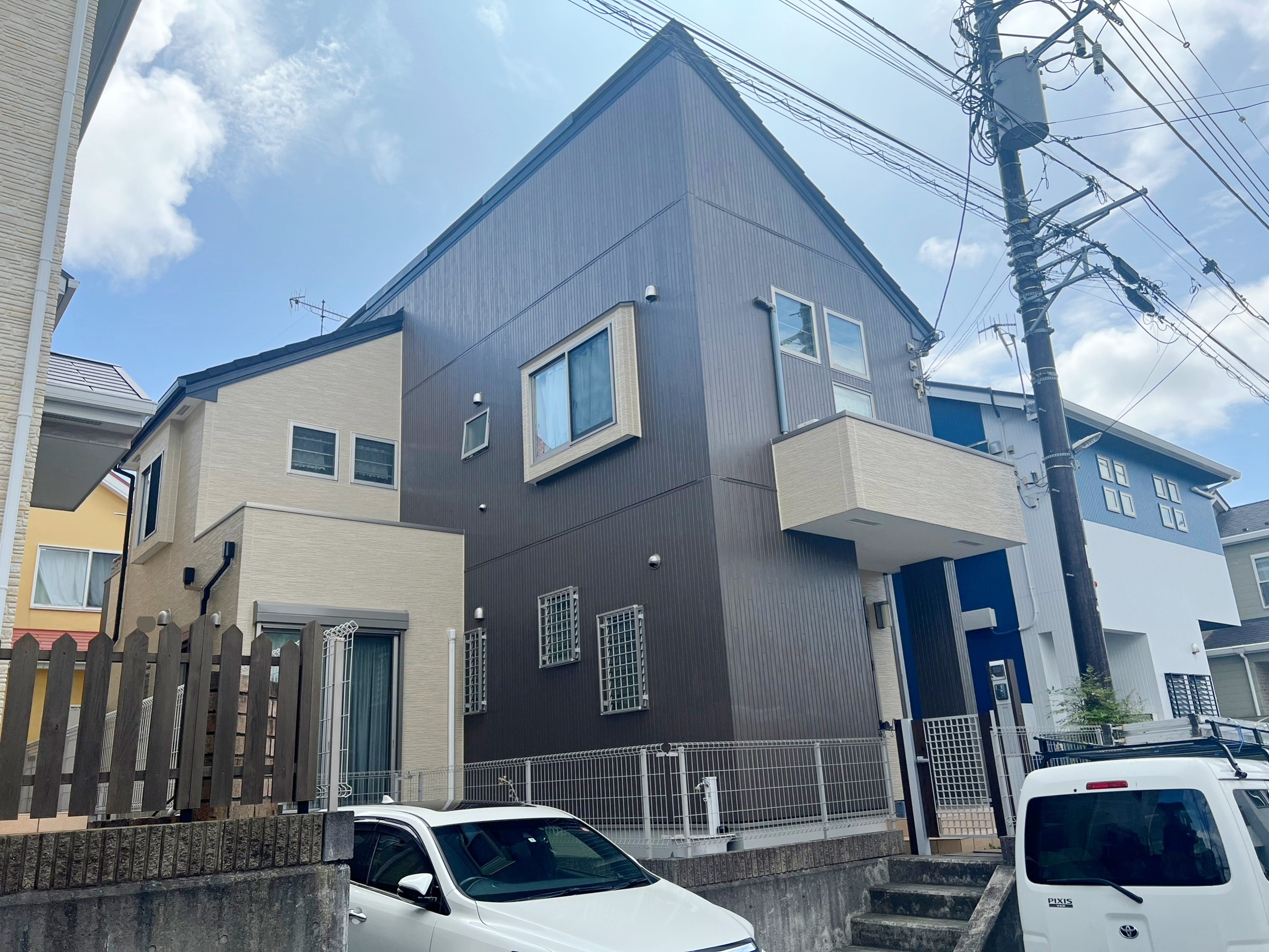 藤沢市 Ｈ様邸 外壁・屋根・付帯部塗装・バルコニー防水・屋根カバー工事