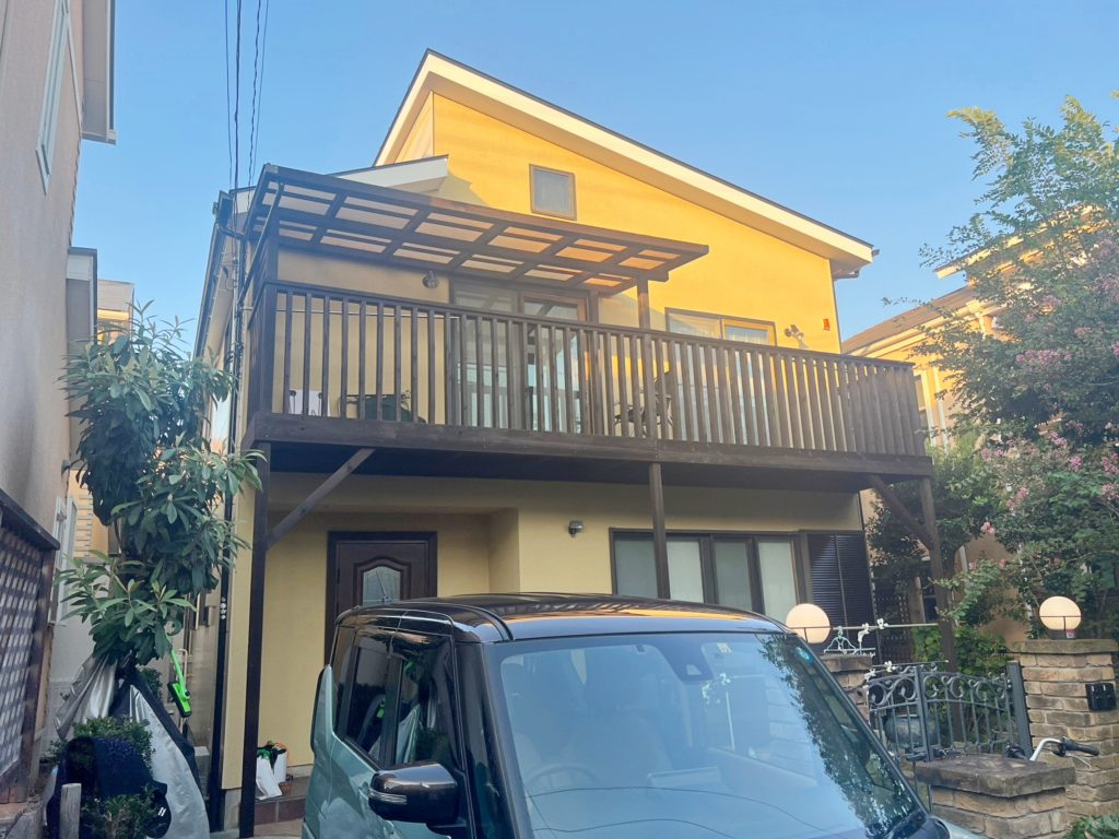 藤沢市 Ａ様邸 外壁・屋根・付帯部・ウッドデッキ塗装工事