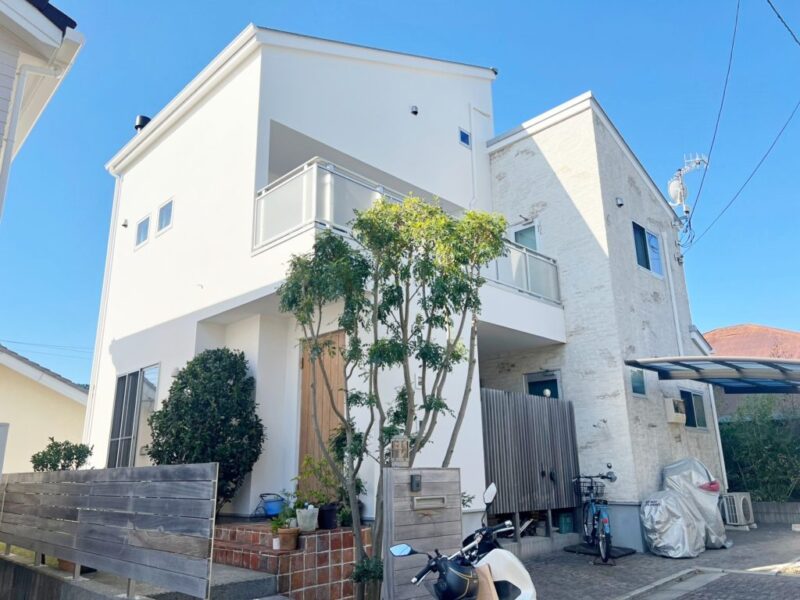 藤沢市 Ｔ様邸 外壁・付帯部塗装・バルコニー防水工事-施工事例