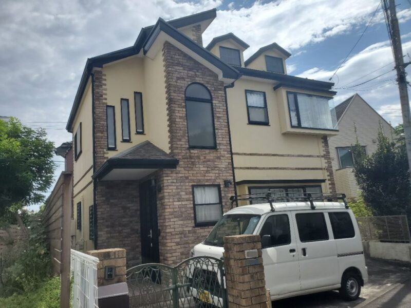 藤沢市 Ｍ様邸 外壁・屋根・付帯部塗装・バルコニー防水工事-施工後