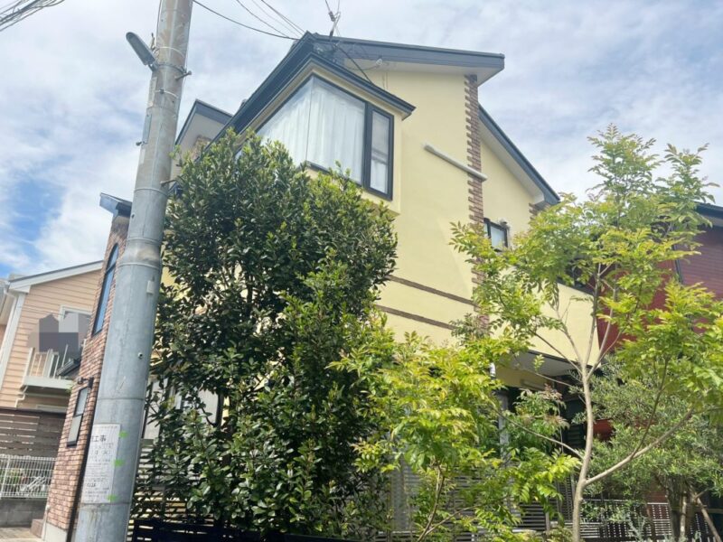 藤沢市 Ｍ様邸 外壁・屋根・付帯部塗装・バルコニー防水工事-施工事例