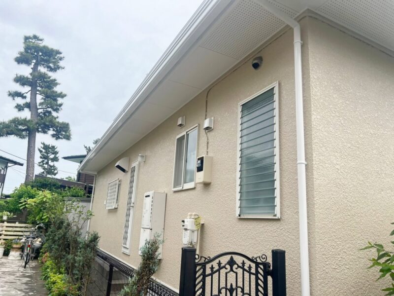 藤沢市 Ｆ様邸 外壁・屋根・付帯部塗装・幕板板金工事-施工後