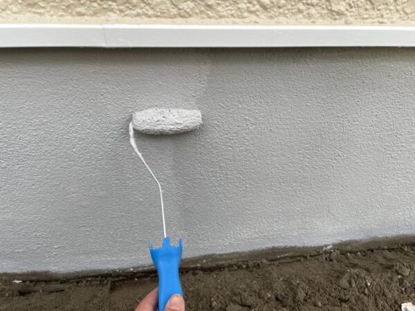 藤沢市 Ｆ様邸 外壁・屋根・付帯部塗装・幕板板金工事-施工中