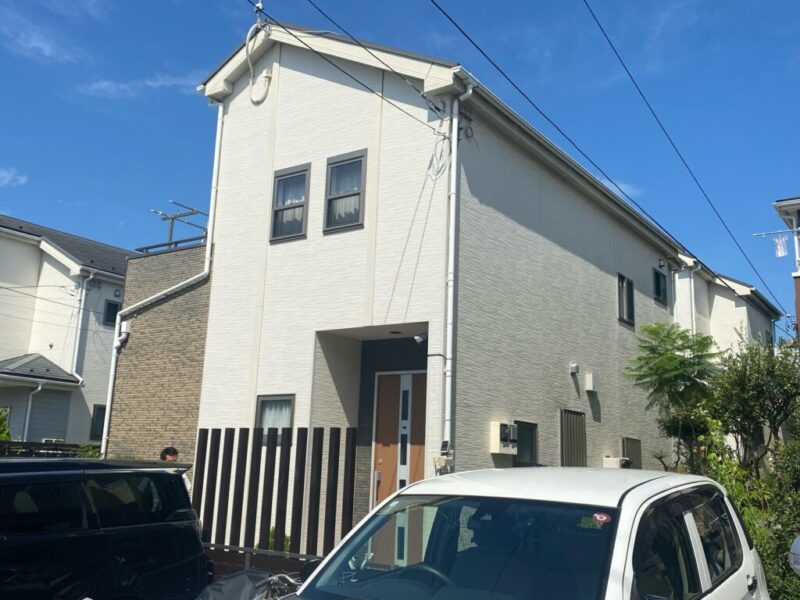 藤沢市 Ｍ様邸 外壁・屋根・付帯部塗装・バルコニー防水工事-施工事例