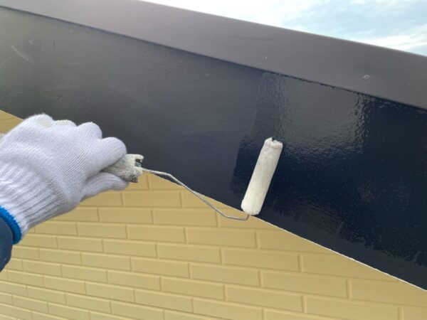 破風下塗り 破風下塗り