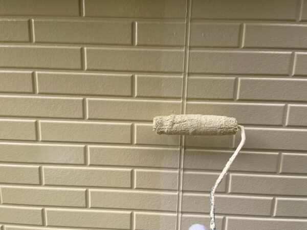 外壁上塗り二回目 外壁上塗り二回目